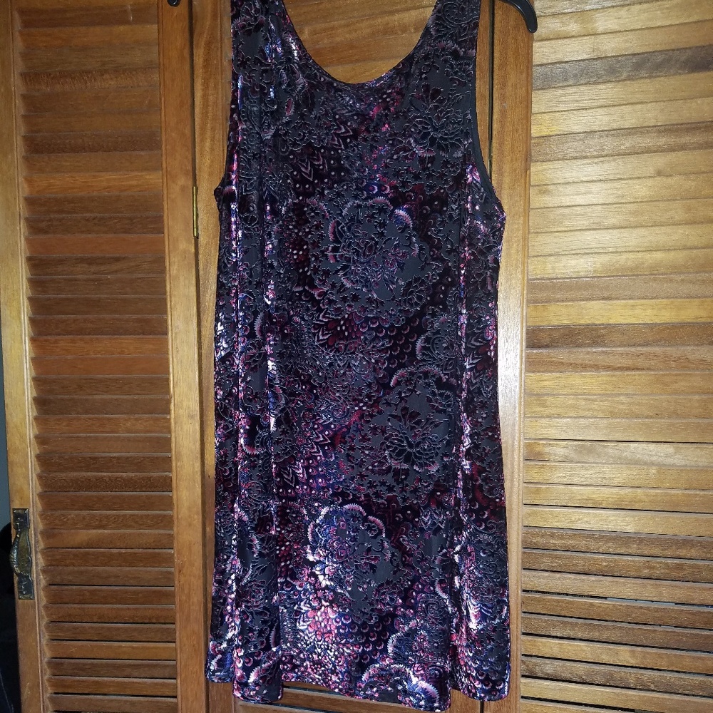 Minkpink Burnout Velvet Swing Dress